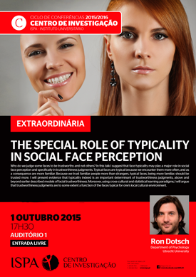 The special role of typicality in social face perception The special role of typicality in social face perception