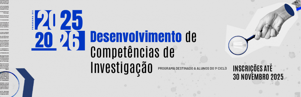 Programa de Desenvolvimento de Competências de Investigação - DCI 2025/2026