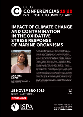 Impact of climate change and contamination in the oxidative stress response of marine organisms