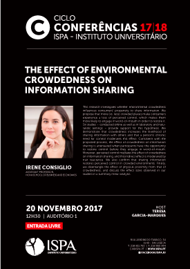 The effect of environmental crowdedness on information sharing