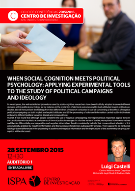 When social cognition meets political psychology: Applying experimental tools to the study of political campaigns and ideology