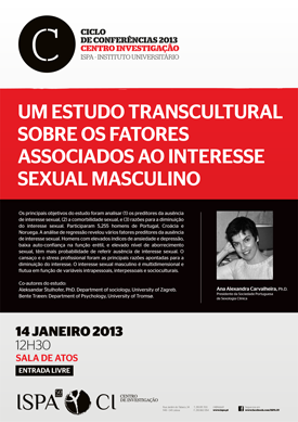 Um estudo transcultural sobre os fatores associados ao interesse sexual masculino
