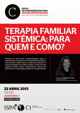 Terapia familiar sistémica: para quem e como?