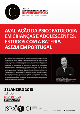 Avaliação da psicopatologia em crianças e adolescentes: estudos com a bateria ASEBA em Portugal