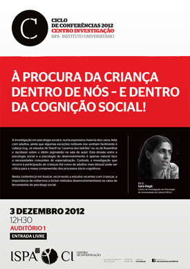 À procura da criança dentro de nós – e dentro da cognição social!