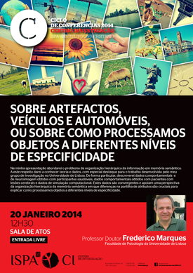 Sobre artefactos, veículos e automóveis, ou sobre como processamos objetos a diferentes níveis de especificidade