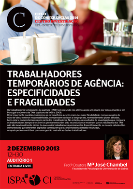 Trabalhadores temporários de agência: especificidades e fragilidades