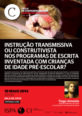 Instrução transmissiva ou construtiva nos programas de escrita inventada com crianças de idade pré-escolar?