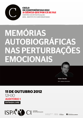 Memórias Autobiográficas nas perturbações emocionais