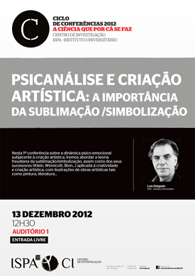 Psicanálise e criação artística: a importância da sublimação/simbolização
