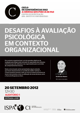Desafios à avaliação psicológica em contexto organizacional