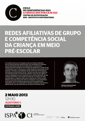 Redes afiliativas de grupo e competência social da criança em meio pré-escolar