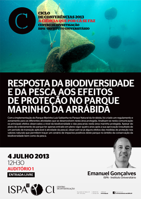 Resposta da biodiversidade e da pesca aos efeitos de proteção no Parque Marinho da Arrábida