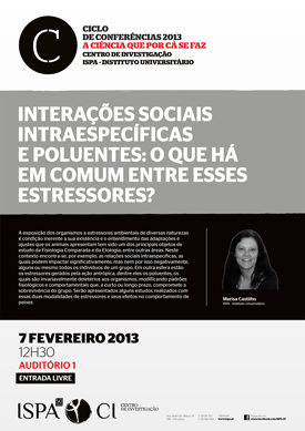 Interações sociais intraespecíficas e poluentes: o que há em comum entre esses estressores?