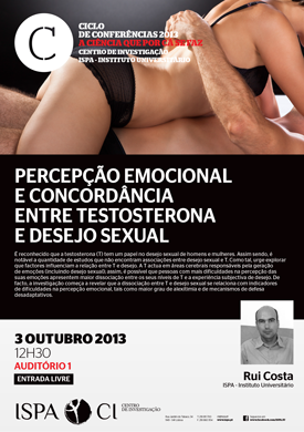 Percepção emocional e concordância entre testosterona e desejo sexual