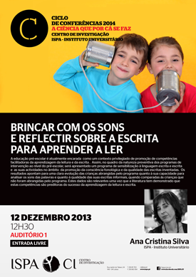 Brincar com os sons e reflectir sobre a escrita para aprender a ler