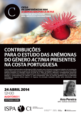 Contribuições para o estudo das anémonas do género Actinia presentes na costa Portuguesa