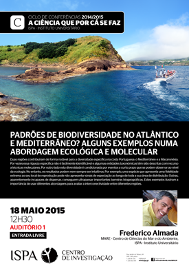 Padrões de biodiversidade no Atlântico e Mediterrâneo? Alguns exemplos numa abordagem ecológica e molecular