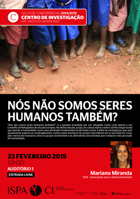 Nós não somos seres humanos também?