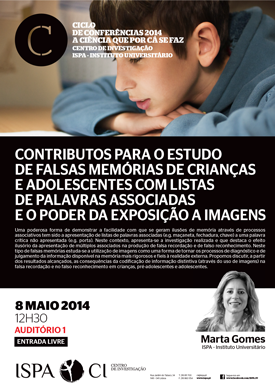 Contributos para o estudo de falsas memórias de crianças e adolescentes com listas de palavras associadas e o poder da exposição a imagens