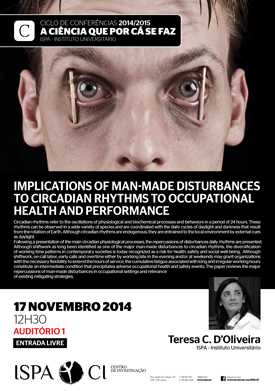 Implications of man-made disturbances to circadian rhythms to occupational health and performance