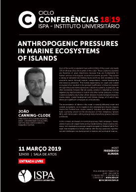 Anthropogenic pressures in marine ecosystems of islands