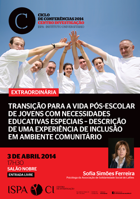 Transição para a vida pós-escolar de jovens com Necessidades Educativas Especiais – descrição de uma experiência de inclusão em ambiente comunitário