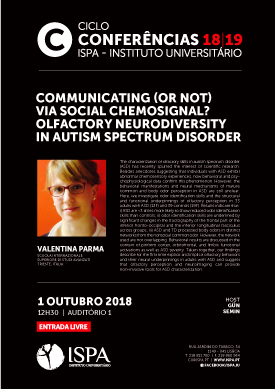 Communicating (or not) via social chemosignal? Olfactory neurodiversity in autism spectrum disorder